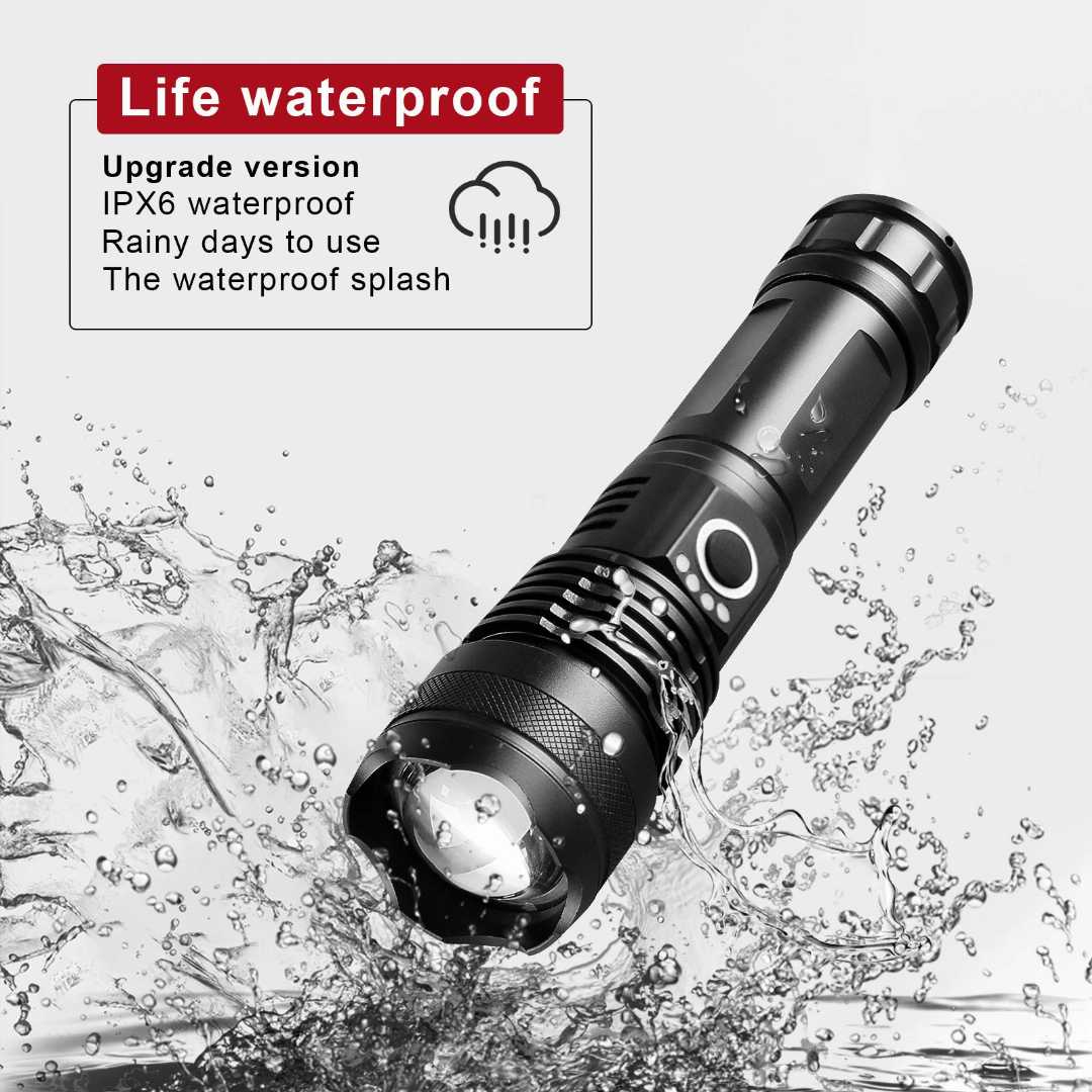 HS522,High,Brightness,Rechargeable,Waterproof,High,Lumens,LED,Flashlight